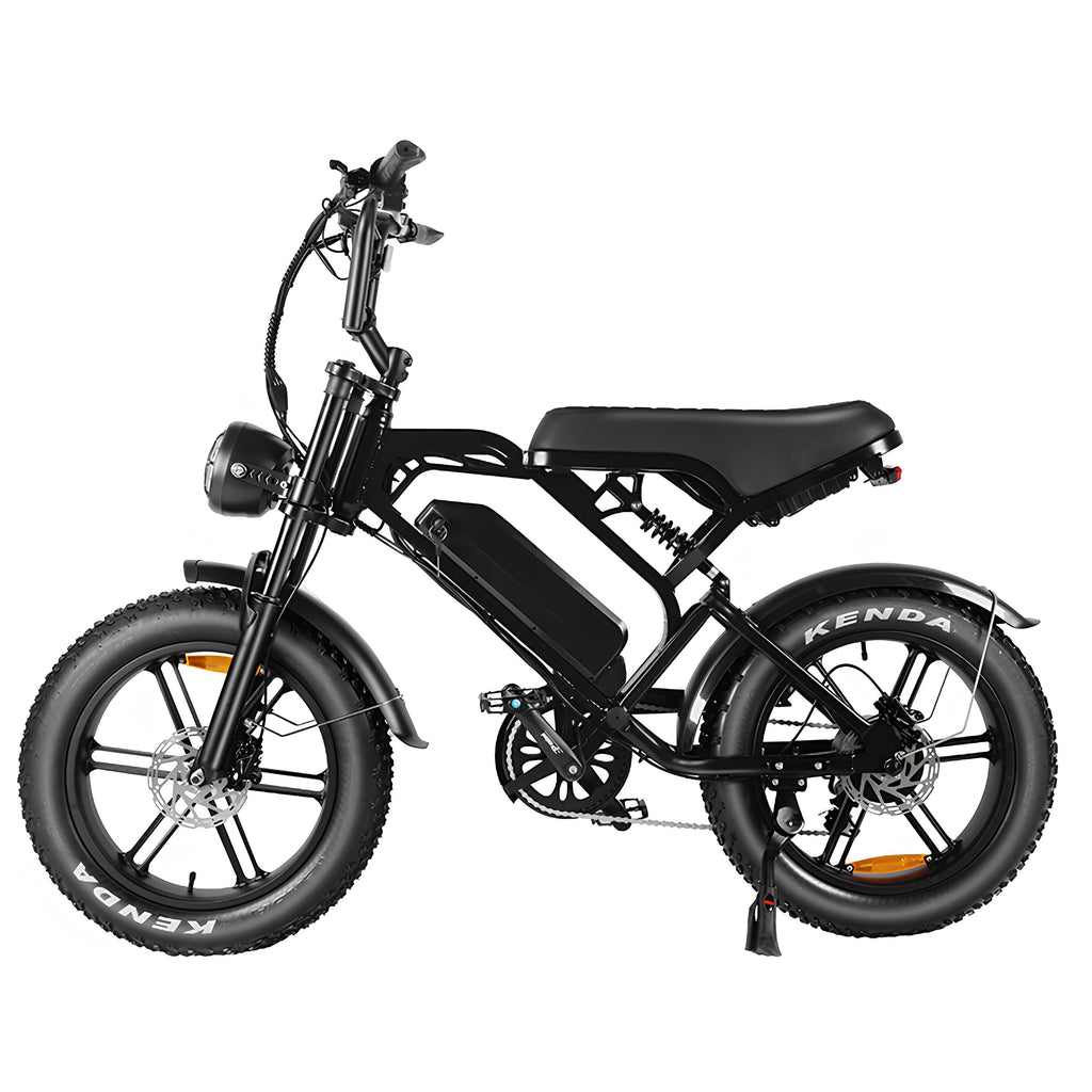 Fatbike V20 Pro 9.0 - Zwart - Hydraulische Remmen zijkant