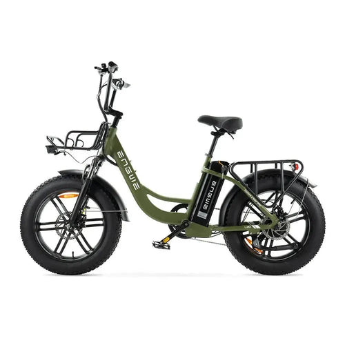 ENGWE L20 - Groen elektrische fatbike  zijkant