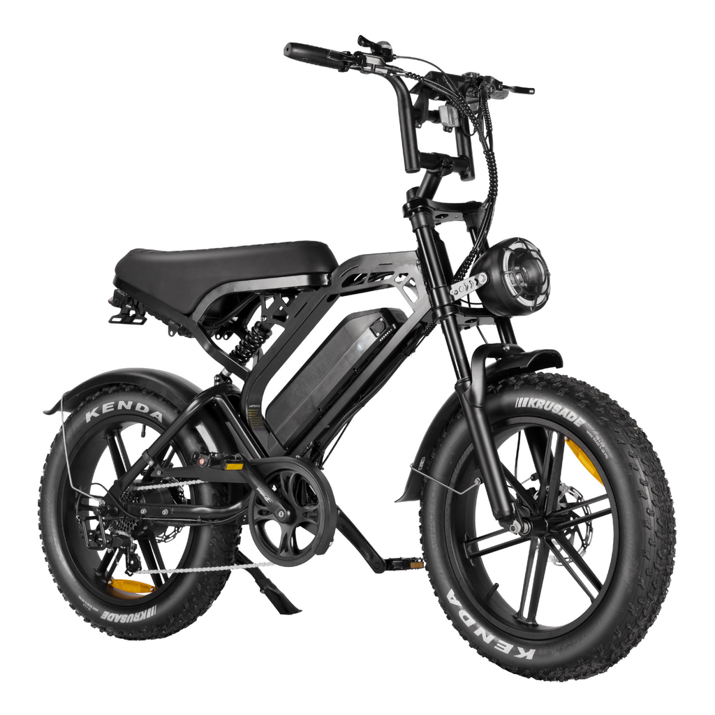 Fatbike V20 Pro 9.0 - Zwart - Hydraulische Remmen zijkant